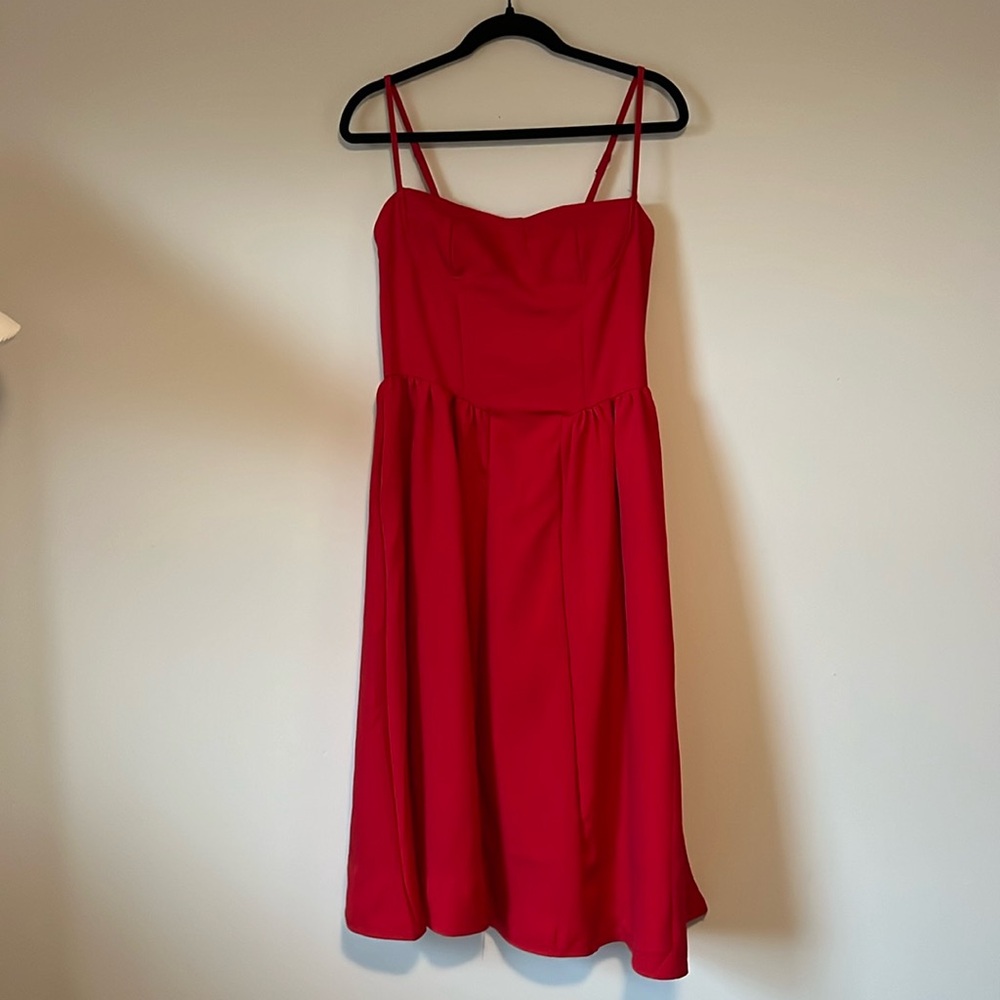 Red dress